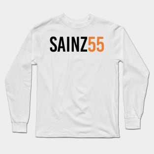 Carlos Sainz 55 Design Long Sleeve T-Shirt